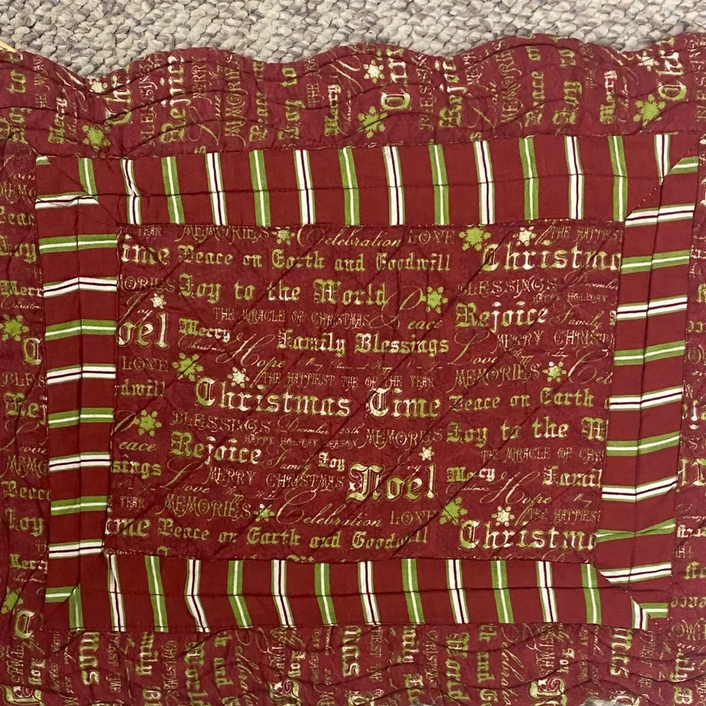 Festive Red Christmas Placemat